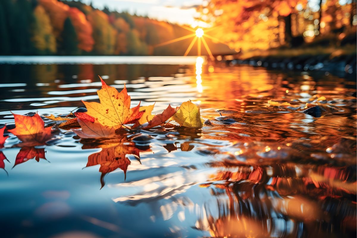 autunno sul lago maggiore foliage foglie sul lago
